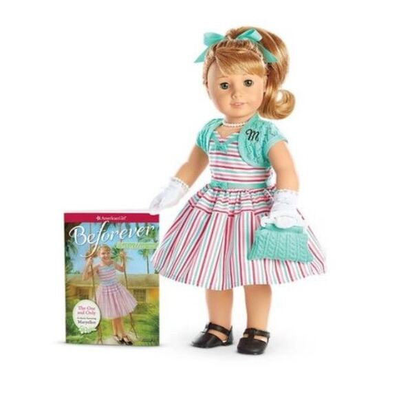 NEW American Girl MARYELLEN Doll ACCESSORIES Pearl Necklace Bracelet Purse Glove - Picture 6 of 11